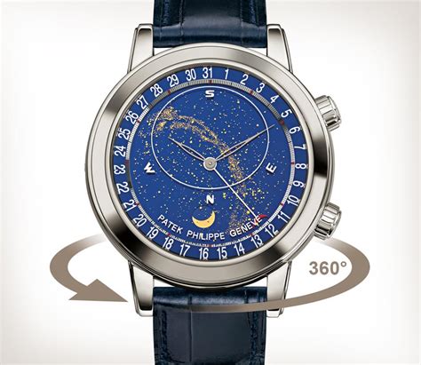 patek philippe grand complications celestial automatic men's watch|Grand Complications Platinum Celestial Watch 6102P.